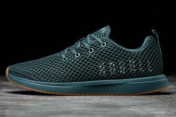 Men's Nobull Mesh Running Shoes Deep / Turquoise | SG I2070L